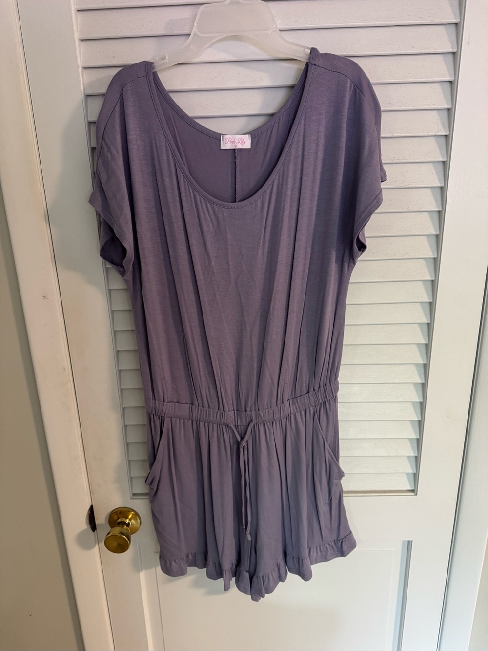 Pink Lily Romper